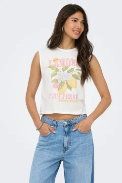 T-shirt comprida gola redonda