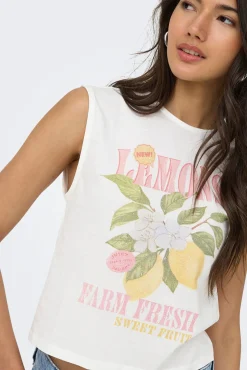 T-shirt comprida gola redonda