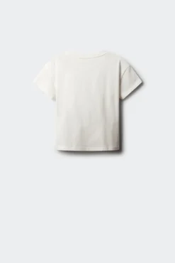 T-shirt Coração Crochet menina