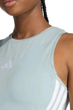 T-shirt curta acolchoada 3 riscas