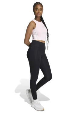 T-shirt curta acolchoada 3 riscas