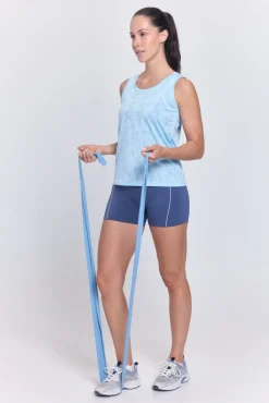 T-shirt de alças em mesh