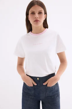 T-shirt de contraste pedro del hierro