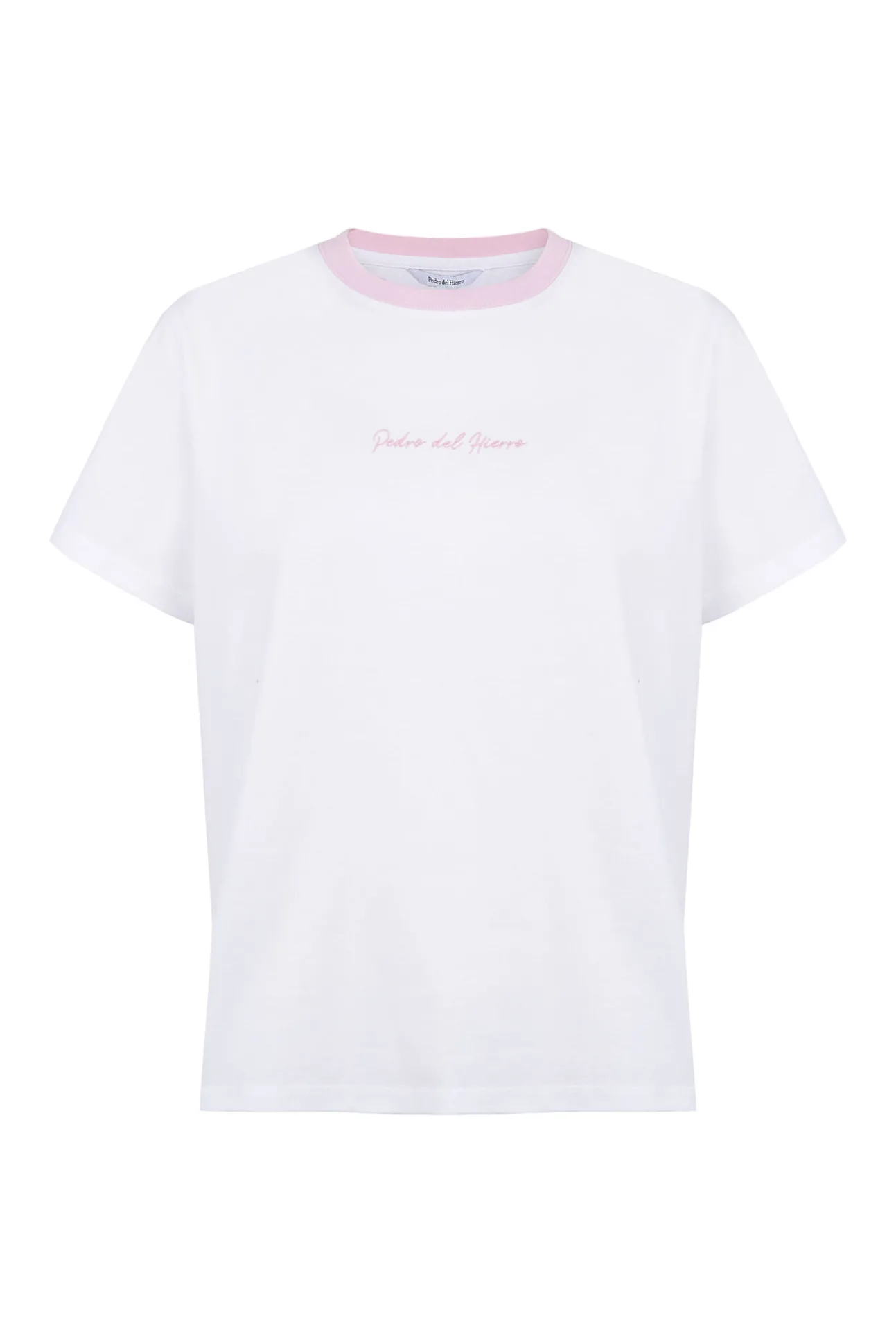 T-shirt de contraste pedro del hierro