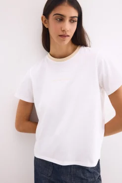 T-shirt de contraste pedro del hierro