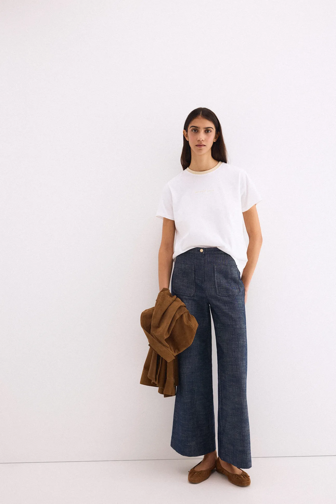 T-shirt de contraste pedro del hierro