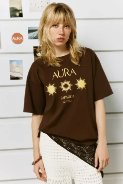 T-shirt de manga curta chiringuito "Aura"