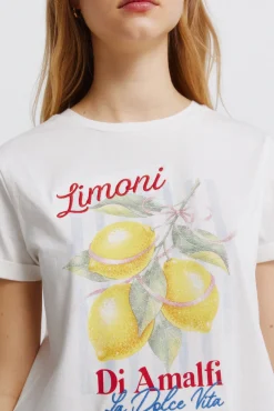 T-shirt de manga curta com desenho