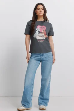 T-shirt de manga curta com desenho