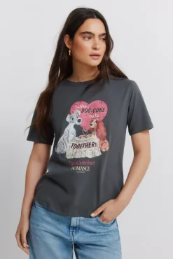 T-shirt de manga curta com desenho