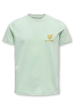 T-shirt de manga curta com estampado frontal