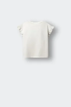T-shirt de manga curta de frutas para menina