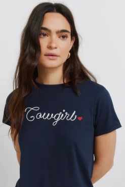 T-shirt de manga curta em algodão 