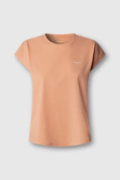 T-shirt de manga curta gola redonda