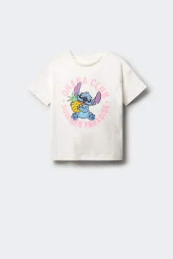 T-shirt de manga curta "Lilo &Stich" menina