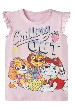 T-shirt de menina Patrulha Pata