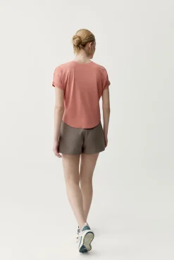 T-shirt desportiva Azami coral