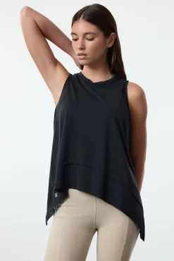 T-shirt desportiva de ioga sem mangas