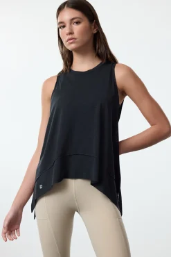 T-shirt desportiva de ioga sem mangas