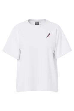 T-shirt em algodão orgânico estampada