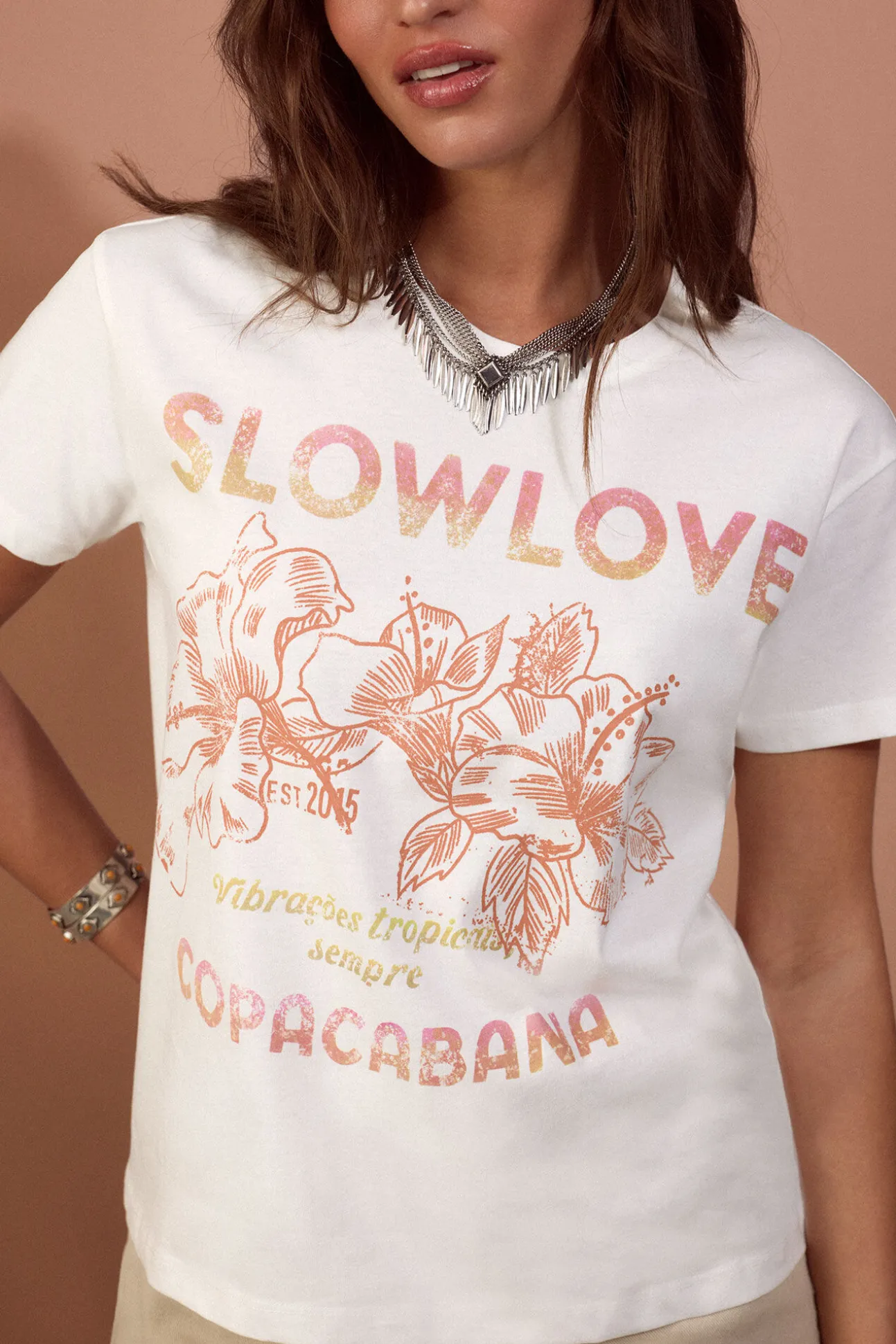 T-shirt estampada