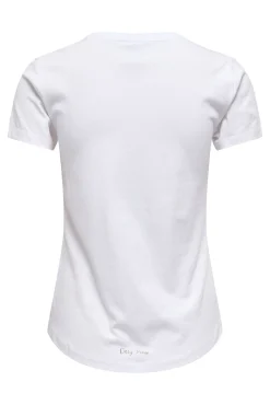 T-shirt estampada de manga curta