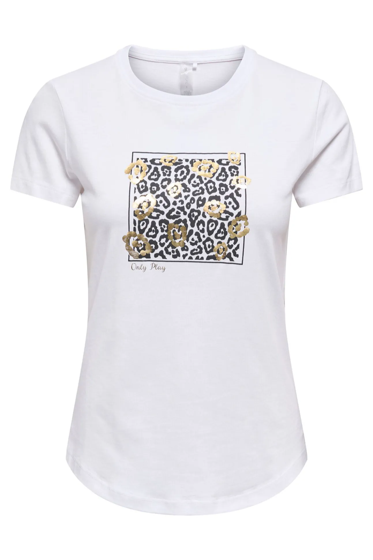 T-shirt estampada de manga curta