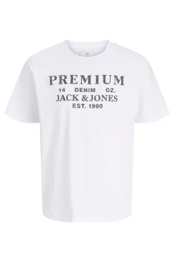 T-shirt estampada em algodão