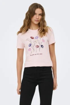 T-shirt estampado frontal