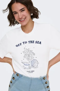 T-shirt estampado frontal