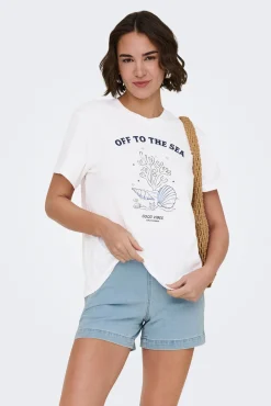 T-shirt estampado frontal