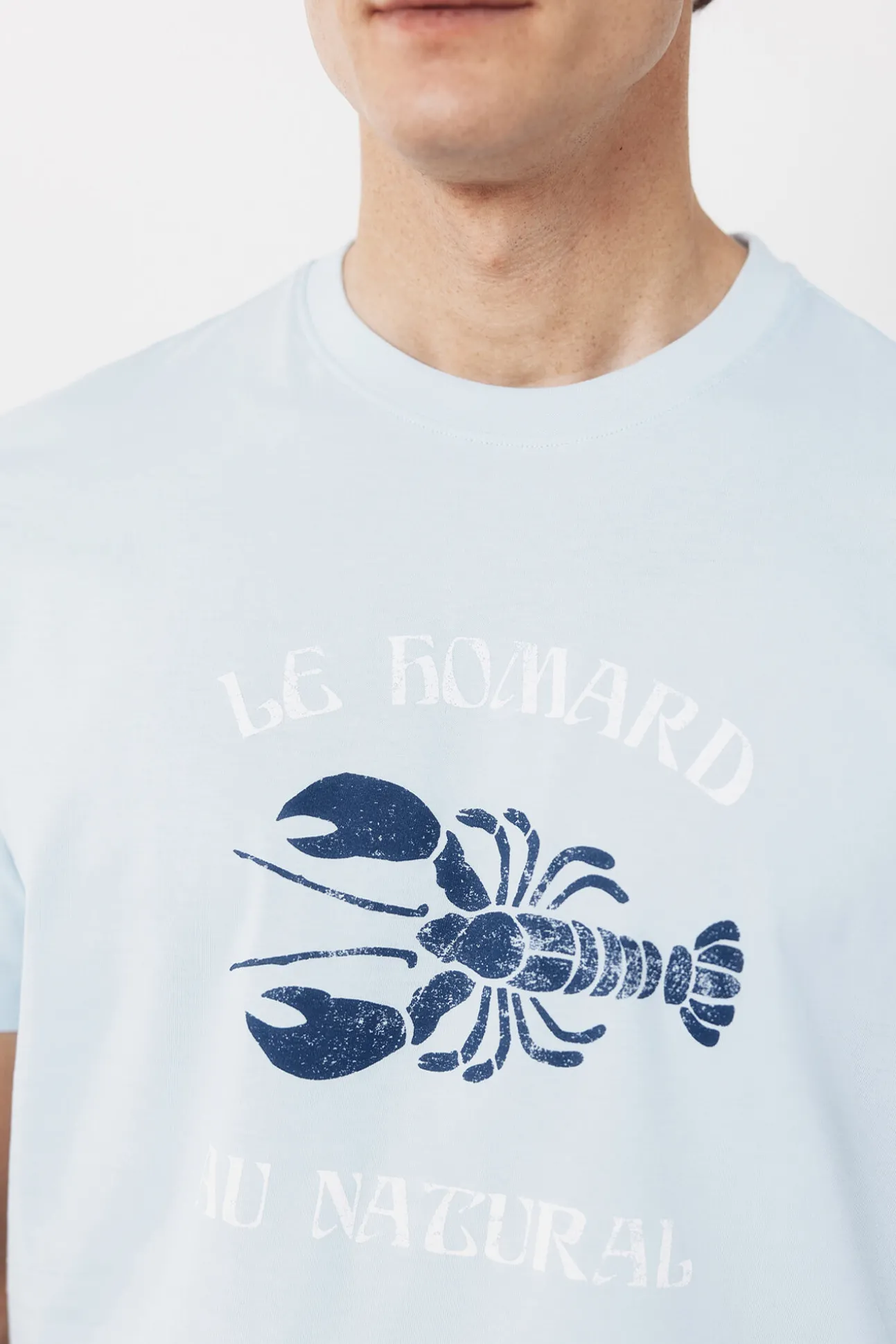 T-shirt gráfica lagosta