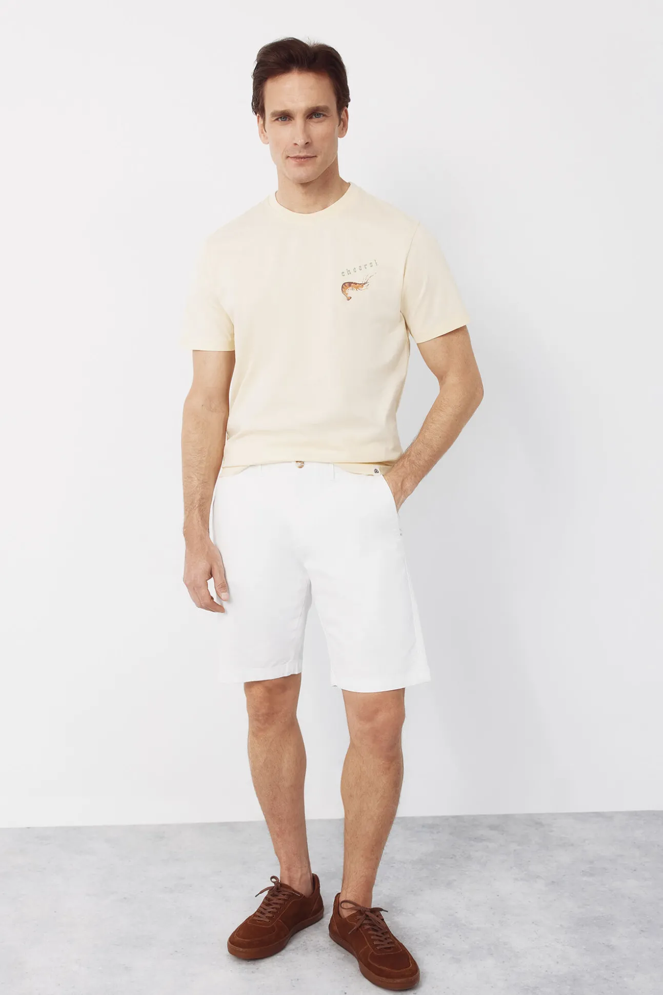 T-shirt gráfica shrimp