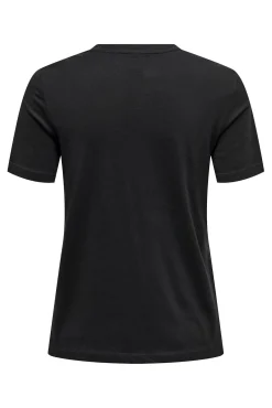 T-shirt manga com estampa animal