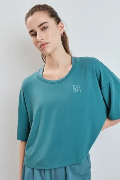T-shirt manga curta extrassuave verde