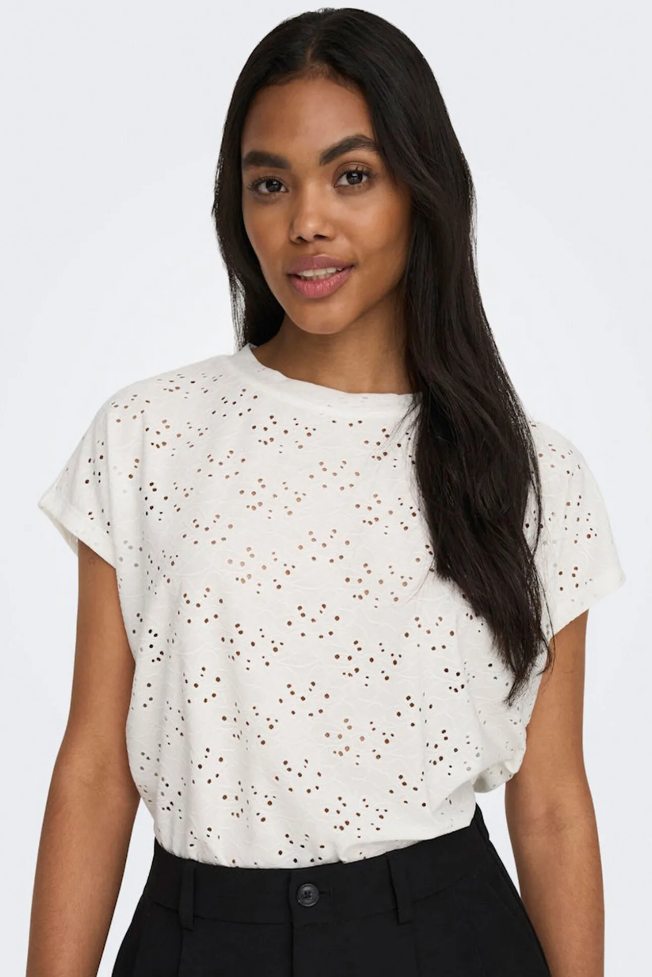 T-shirt regular fit manga curta