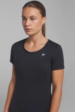 T-shirt transpirável preta