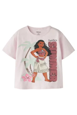 T-shirt Vaiana manga curta menina