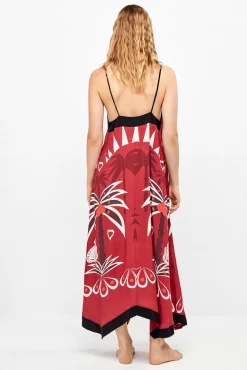 Vestido alças finas estampado étnico in & out