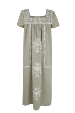 Vestido bordados florais