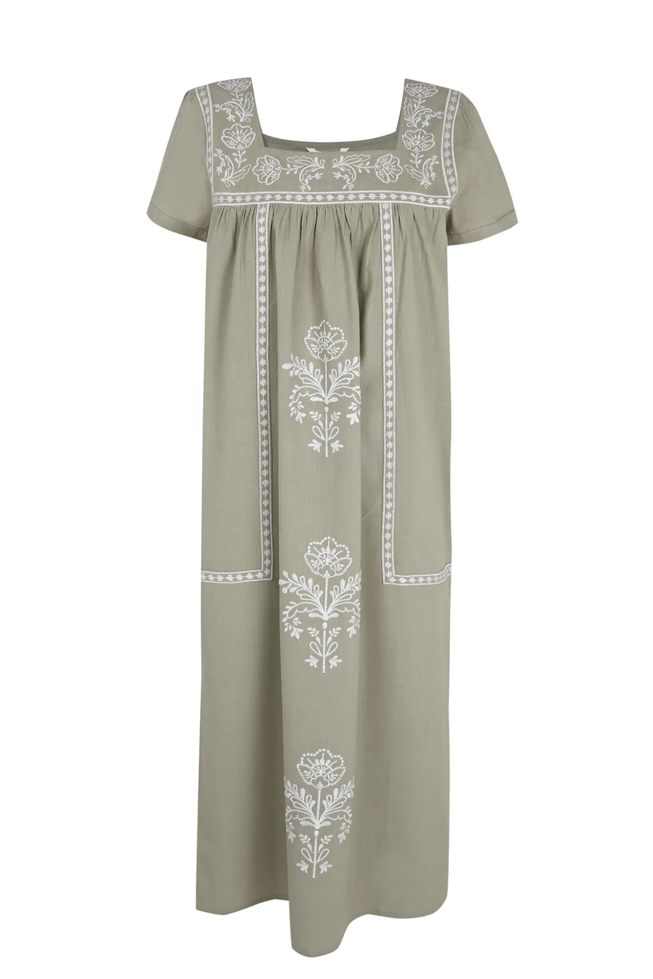 Vestido bordados florais