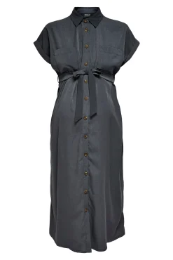Vestido camisa maternity liso