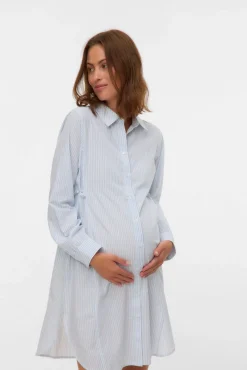 Vestido camiseiro maternidade