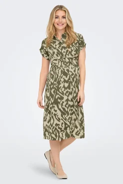 Vestido camiseiro maternity