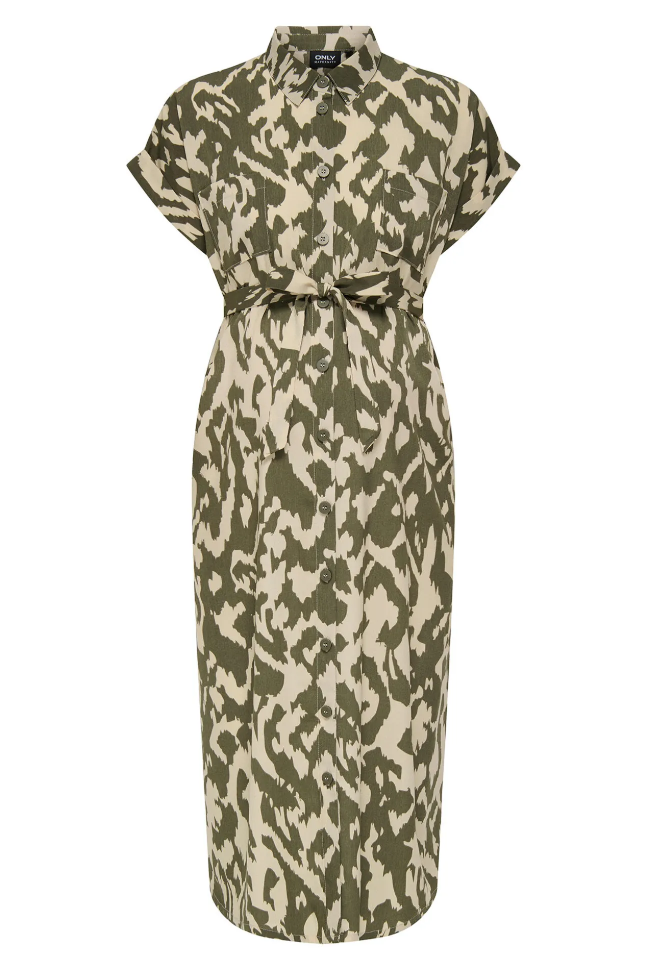 Vestido camiseiro maternity