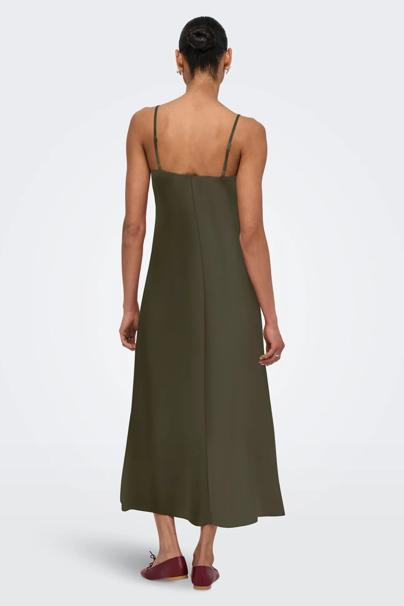 Vestido comprido de alças