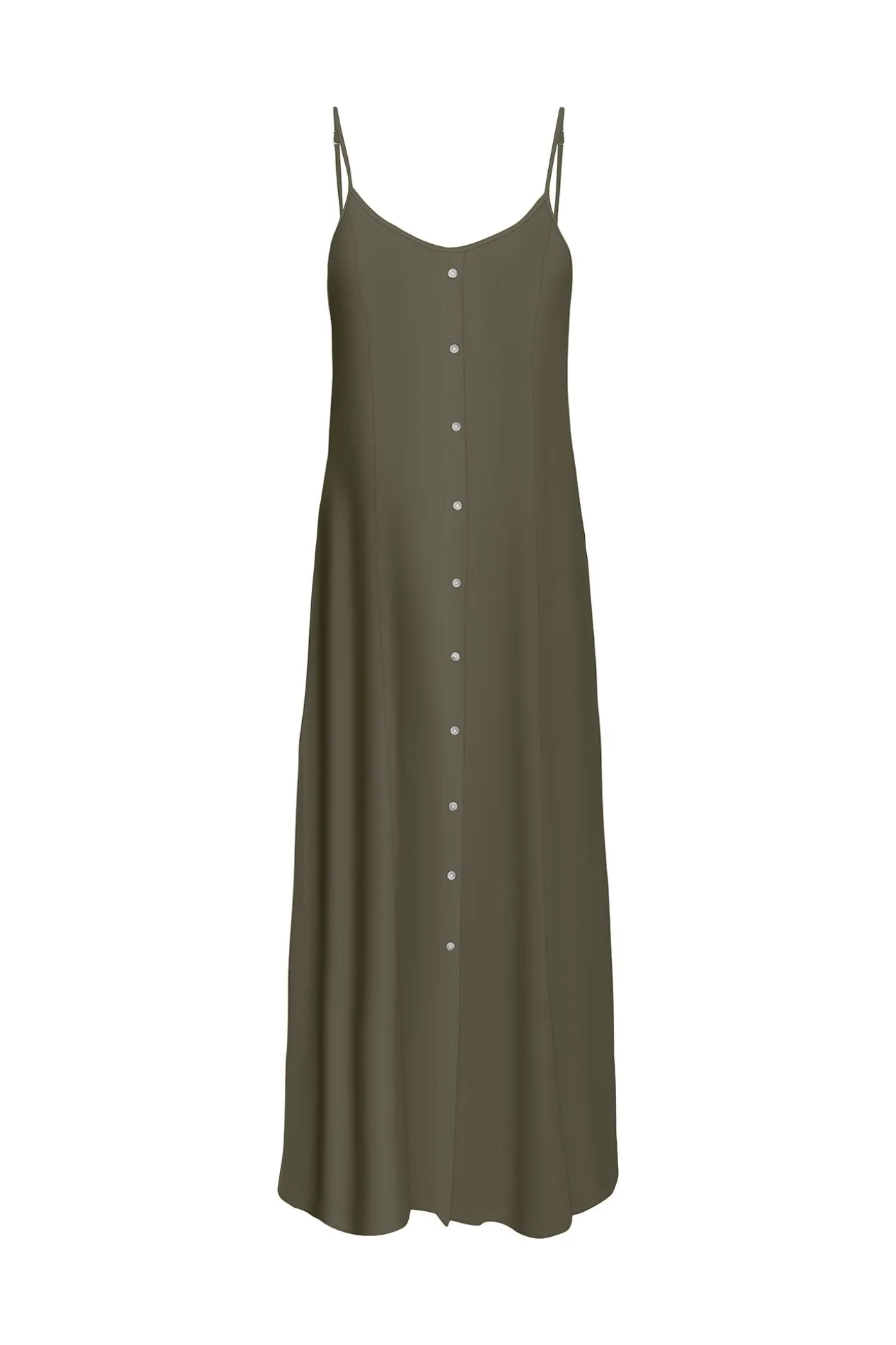 Vestido comprido de alças
