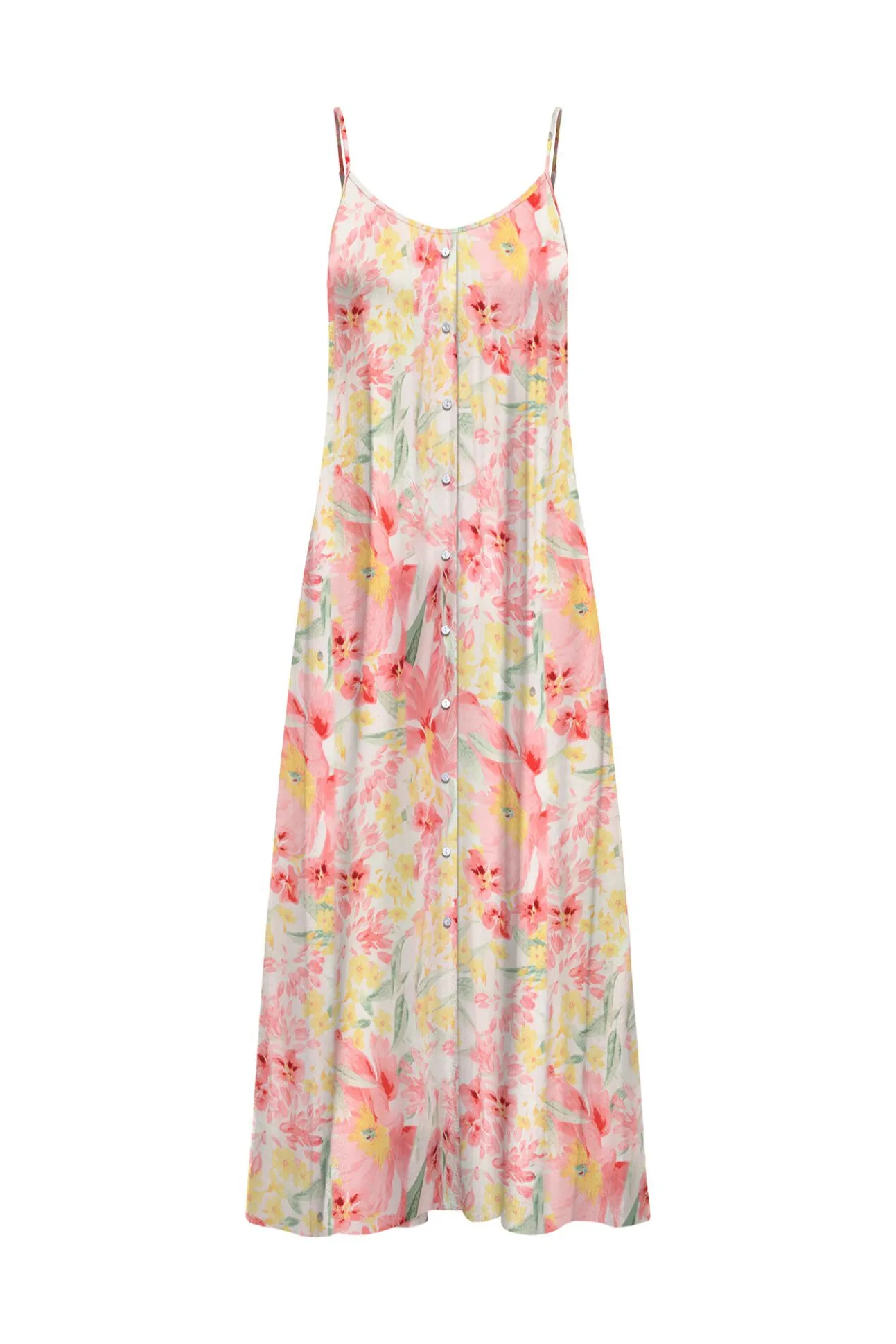 Vestido comprido de alças