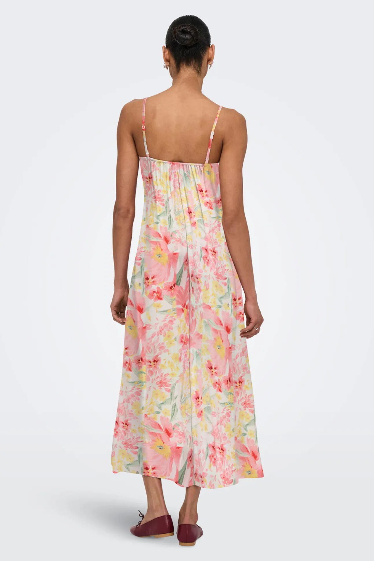 Vestido comprido de alças