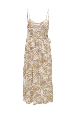 Vestido comprido de linho